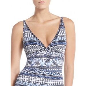 Tommy Bahama • Paisley Terrance Tankini Top and String Bottoms